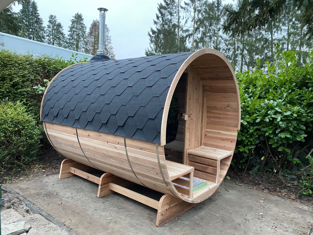 Poêle pour sauna en tonneau
