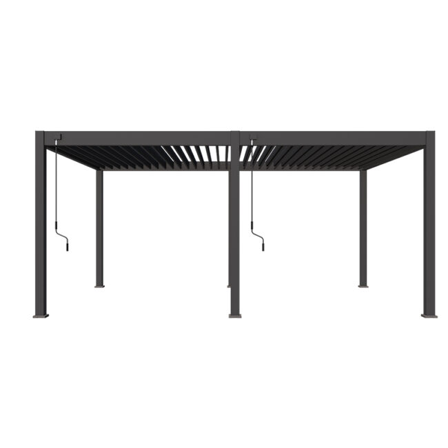 Autre point de vue sur le Orion overkapping 360 x 530 cm – Antraciet