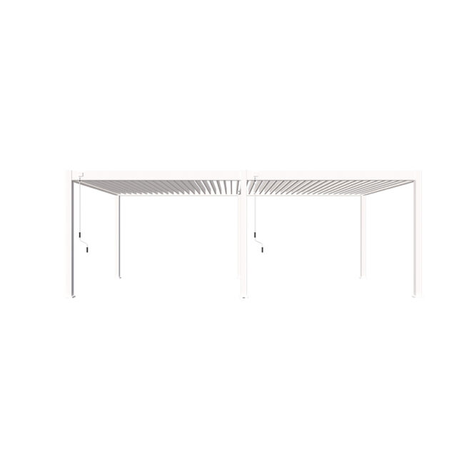 Autre point de vue sur le Orion overkapping 360 x 720 cm – Wit