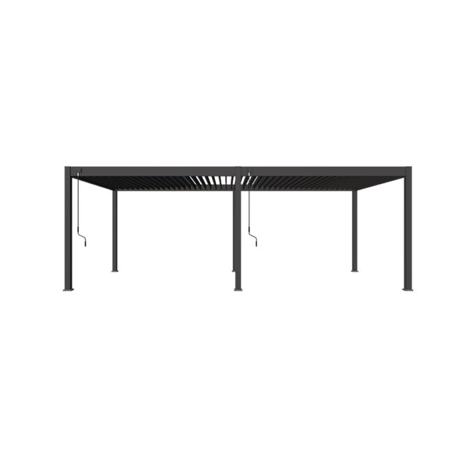 Autre point de vue sur le Orion overkapping 360 x 720 cm – Antraciet