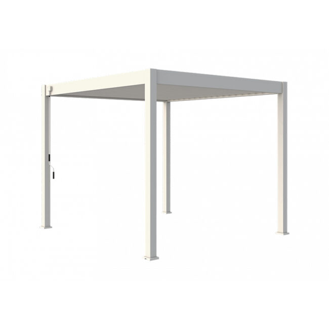 Autre point de vue sur le Orion overkapping – 300 x 300 cm – wit