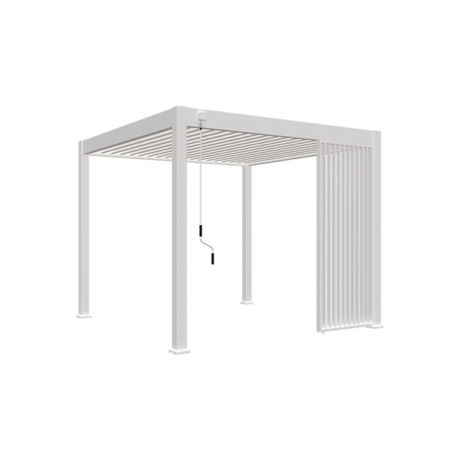 Panneau de lamelles verticales – 1 mètre – blanc