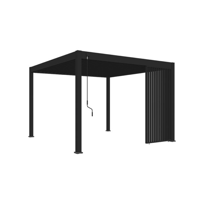 Panneau de lamelles verticales - 1,2 mètre - Anthracite