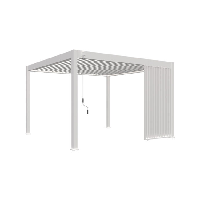 Panneau de lamelles verticales - 1,3 mètre - blanc