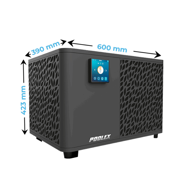 Autre point de vue sur le Poolex SPAwer ICESPA 5kW warmtepomp