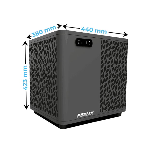 Autre point de vue sur le Poolex SPAwer O-SPA 5kW warmtepomp