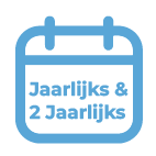 Jaarlijks of 2 jaarlijks onderhoud zoals de Ozonator.