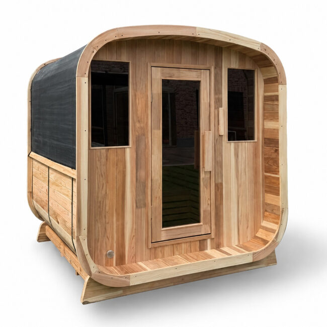 Cabine de sauna en cèdre extérieur