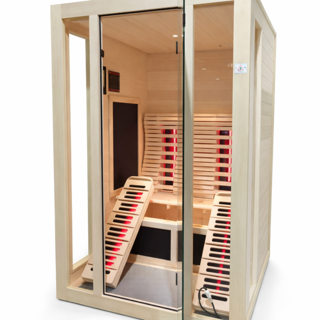 Autre point de vue sur le 130 infrarood sauna Aspen